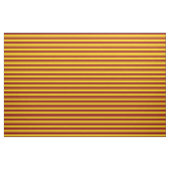 Donkerrood en gele strepen/linnen patroon stof (Fat Quarter)