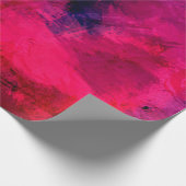 Donkerrood en Paars vet en modern Abstract Cadeaupapier (Hoek)