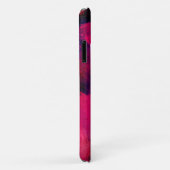 Donkerrood en Paars vet en modern Abstract Case-Mate iPhone Case (Achterkant/rechts)