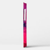 Donkerrood en Paars vet en modern Abstract Case-Mate iPhone Case (Achterkant / Links)