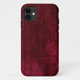 Donkerrood grijze achtergrond grafisch ontwerp iPhone 11 hoesje