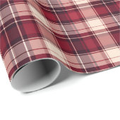 Donkerrood, Rood & Crème Plakpapier Cadeaupapier (Rol Hoek)