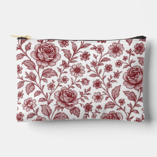 Donkerrood Roos Etui