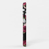 Donkerrood roos patroon Case-Mate iPhone case (Achterkant/rechts)