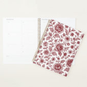 Donkerrood Roos Planner (Display)