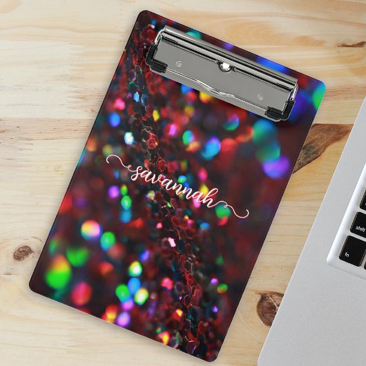 Donkerrood Sparkling Mini Klembord