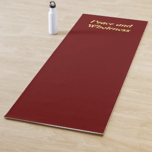 Donkerrood, vast rood, diep rood, eco, niet giftig yogamat