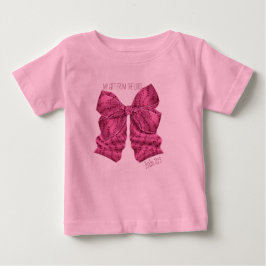 Donkerroze Bow Tutu Bodysuit
