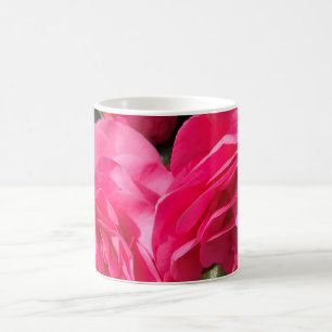 Donkerroze Camellia Koffiemok