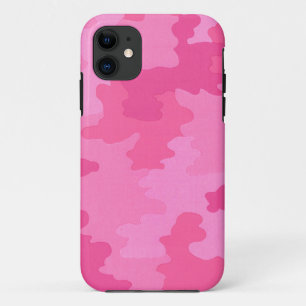 Donkerroze Camouflage iPhone 5G Hoesje