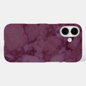 Donkerroze marmer Case-Mate iPhone case (Achterkant (horizontaal))