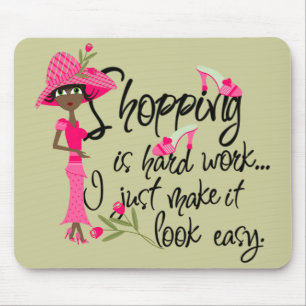 Donkerroze Mode Mousepad Muismat