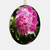 Donkerroze pinda's keramisch ornament (Rechts)