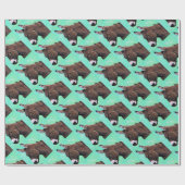 Donkerschilderen Cadeaupapier (Vlak)