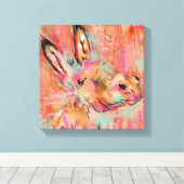 donkerschilderij canvas afdruk (Insitu (Houten vloer))