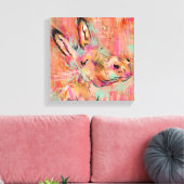 donkerschilderij canvas afdruk (Insitu (Woonkamer))