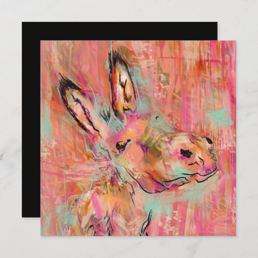 donkerschilderij kaart (Voorkant / Achterkant)