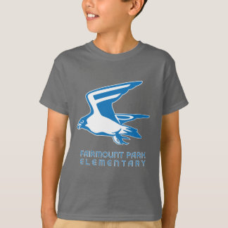Donkervalk-T-shirt met Light Falcon Graphic T-shirt