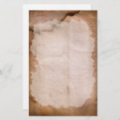 Donkerwater gekleurd briefpapier (Voorkant / Achterkant)