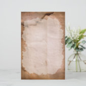 Donkerwater gekleurd briefpapier (Staand voorkant)