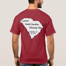 Donkerwitte achtergrond T-shirt