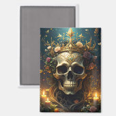 donkerwoudschedelmagneet magneet (Voorkant / Achterkant)