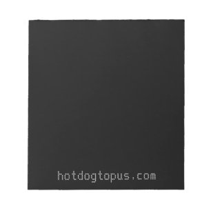 Donkerzwart Notitieblok voor witte gelpennen en ma