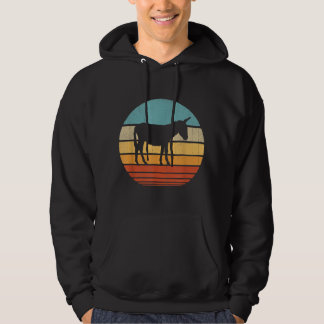 Donkey 60s 70s Gifts Farmer Mannen Women Boerderij Hoodie