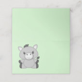 Donkey Baby shower Green (Buitenkant ongevouwen)
