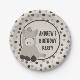 Donkey Birthday (bloedpartij) Papieren Bordje