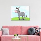 Donkey Canvas Afdruk (Insitu (Woonkamer))