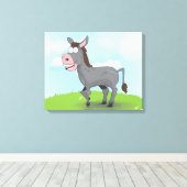 Donkey Canvas Afdruk (Insitu (Houten vloer))