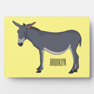 Donkey cartoon illustratie fotoplaat