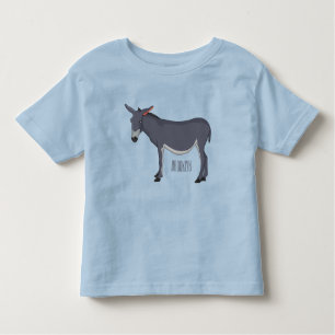 Donkey cartoon illustratie kinder shirts