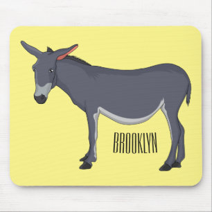 Donkey cartoon illustratie muismat