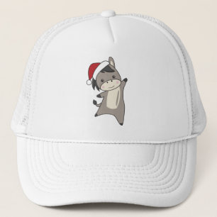 Donkey Christmas Donkeys Winter Animals Trucker Pet