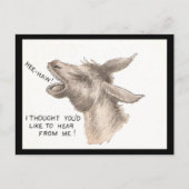 Donkey Comics Briefkaart (Voorkant)