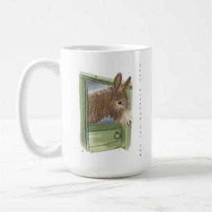 Donkey Cup - Schattige - Gewoon op je wachten - Koffiemok