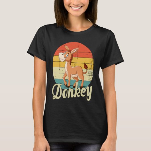 Donkey Cute Donkey T-shirt (Voorkant)