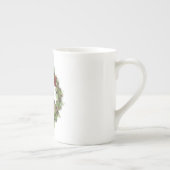 Donkey de Noël Père Noël os Chine Mug (Droite)