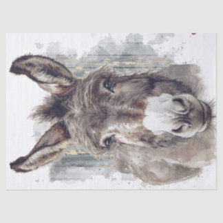 Donkey Decoupage Tissuepapier