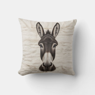 Donkey Delight" : Coussins de Kilim noir et blanc