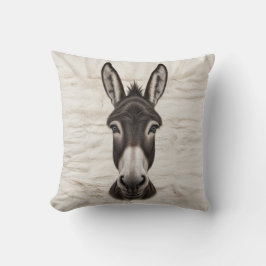 Donkey Delight: Zwart-wit Kilim Kussens