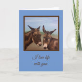 Donkey Double Kaart (Voorkant)