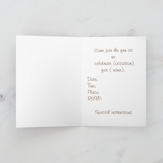 Donkey Double Kaart (Binnen)