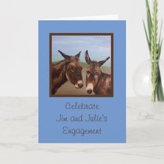 Donkey Double Kaart (Voorkant)