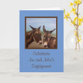 Donkey Double Kaart (Gele Bloem)