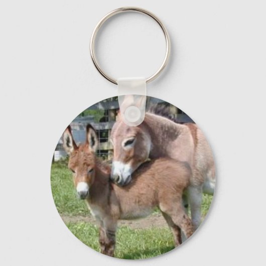 Donkey en Baby Sleutelhanger (Voorkant)