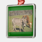 Donkey en Koe Ornament (Links)