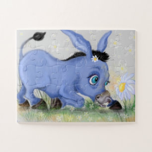 Donkey et Daisy Puzzle Gift - Peinture